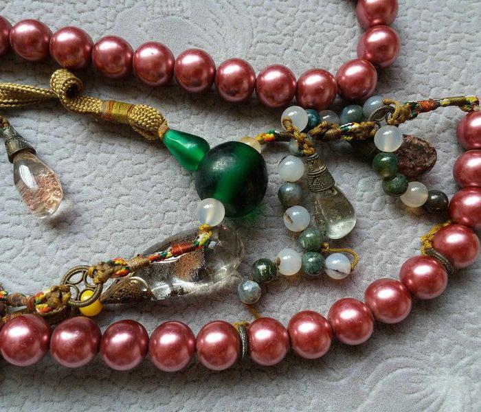 清代108颗直径1.6厘米老珍珠佛珠