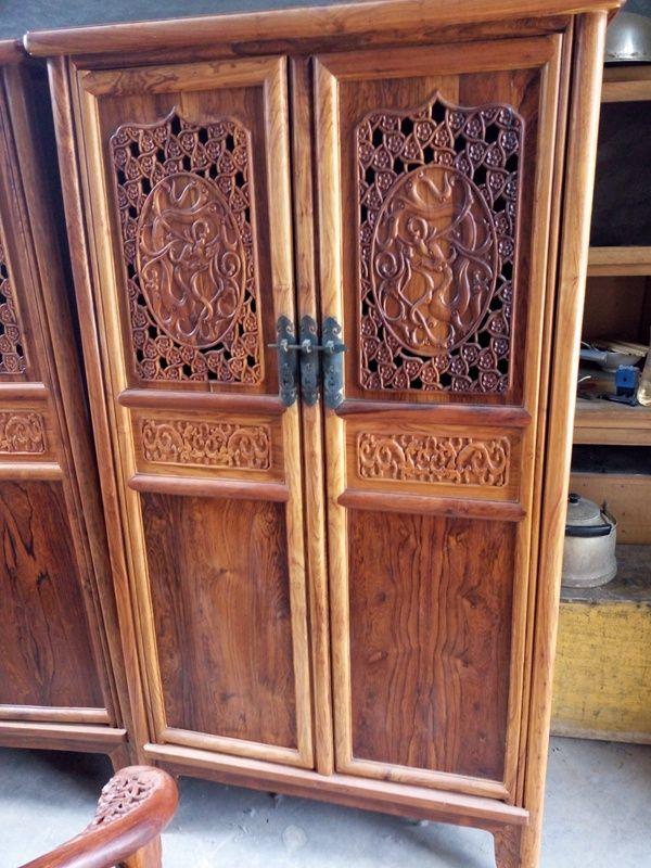 海南黄花梨气死猫面条柜古董家具木艺