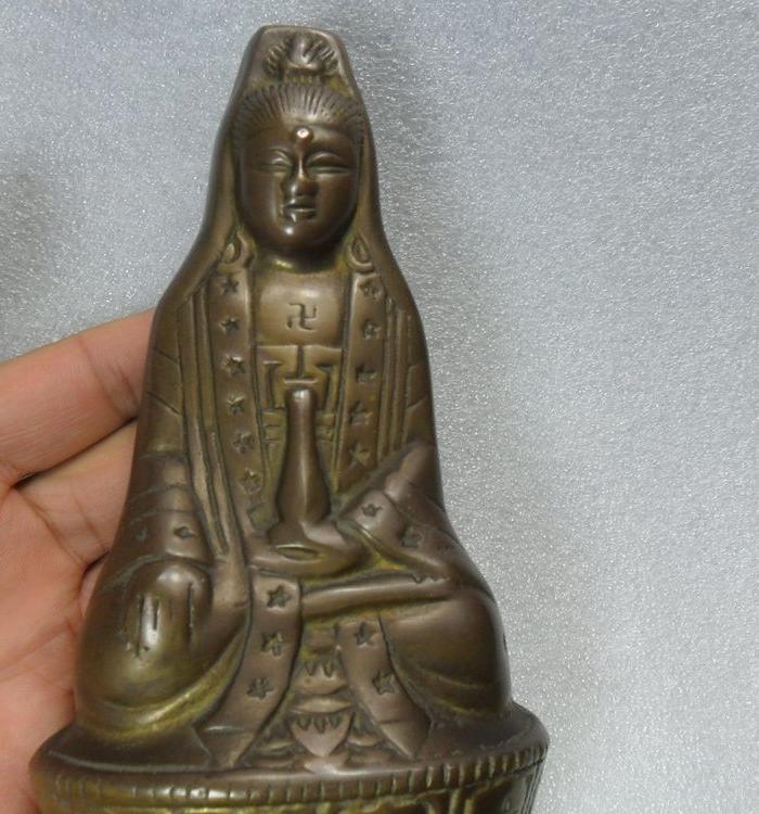 民国老铜佛观音菩萨佛像