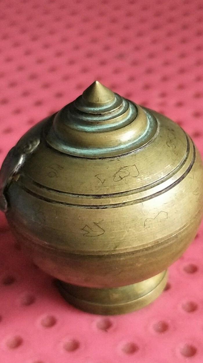 民国铜小舍利塔