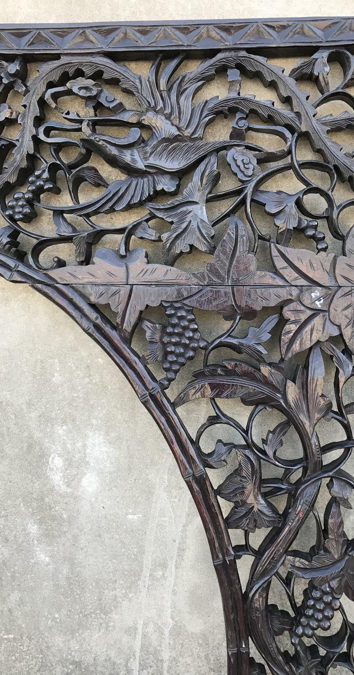 精美纯手工雕刻工艺,4公分厚精美苏工银杏木透雕