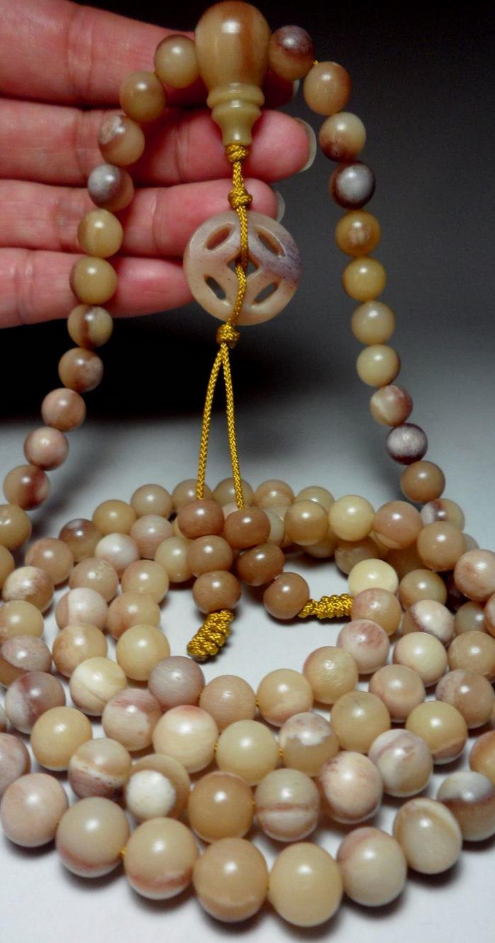 5mm圆珠108佛珠!大钱背云!