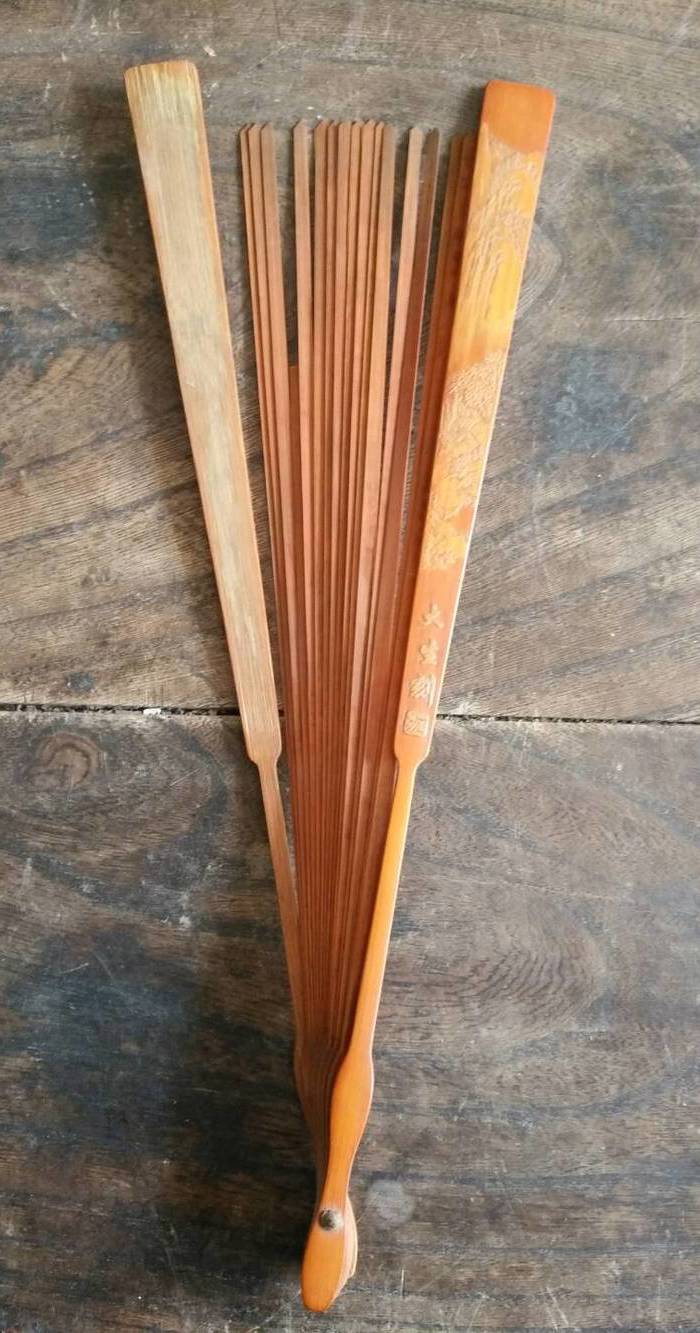 名家制作扇子骨