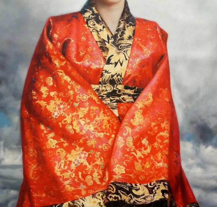 朝鲜名家油画 高丽公主 作品