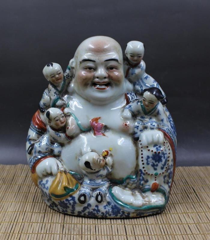 五福童子弥勒佛