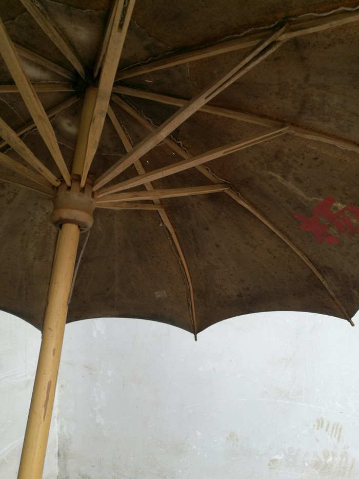 民国老式油布伞2把