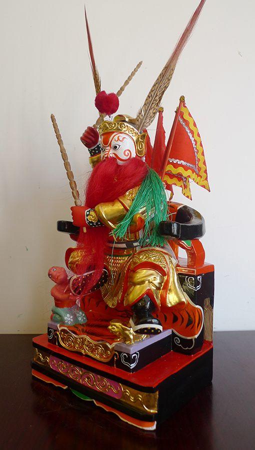 27厘米樟木雕 漆线雕 阿爷公