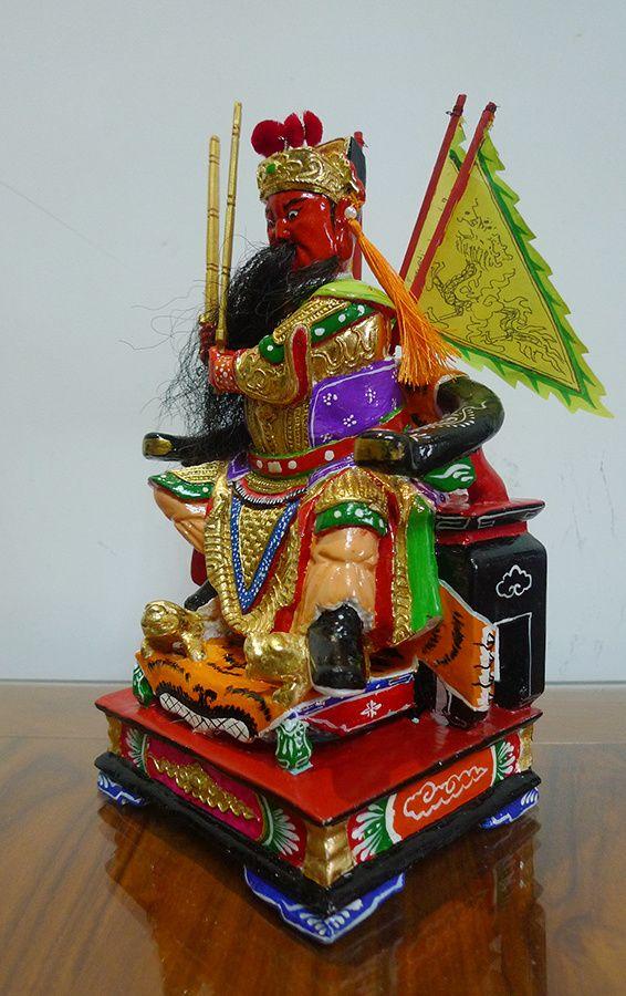 25厘米古佛翻新 樟木雕 漆线雕 邢府王爷 邢府千岁