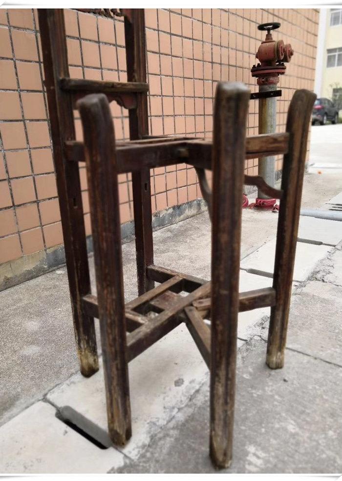 g 731清代木制品洗脸架 明清老木雕老家具老物件