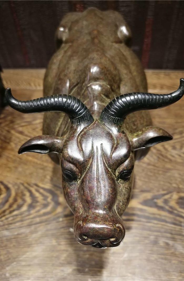 铜五牛摆件