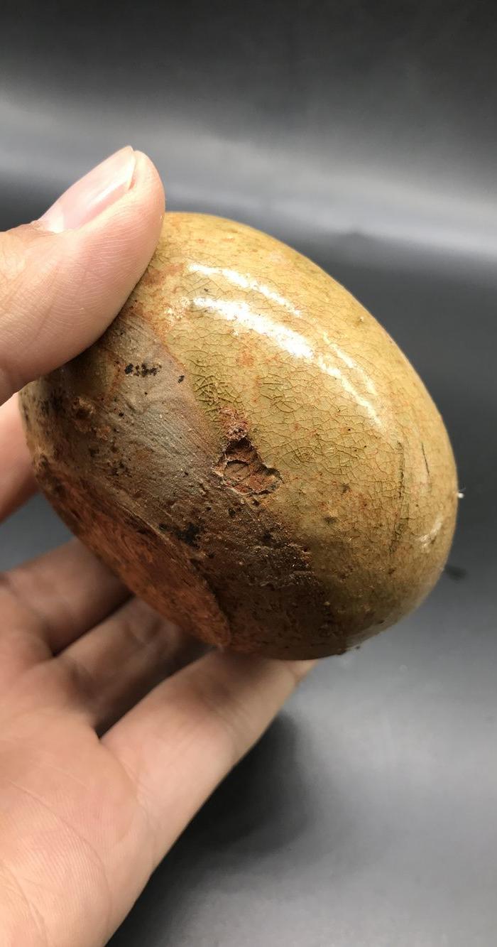 诚不欺你 洪州窑窑变水盂