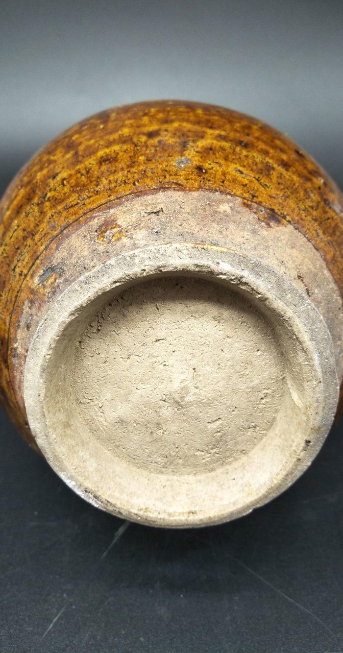 全品西坝窑玻璃酱釉执壶