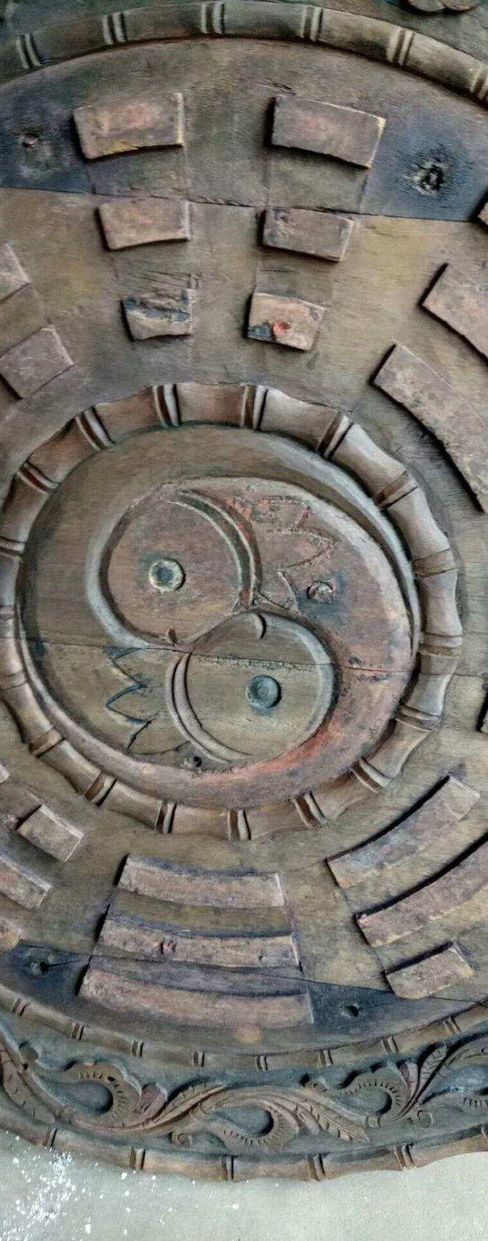 工艺一流超大气清代八卦太极