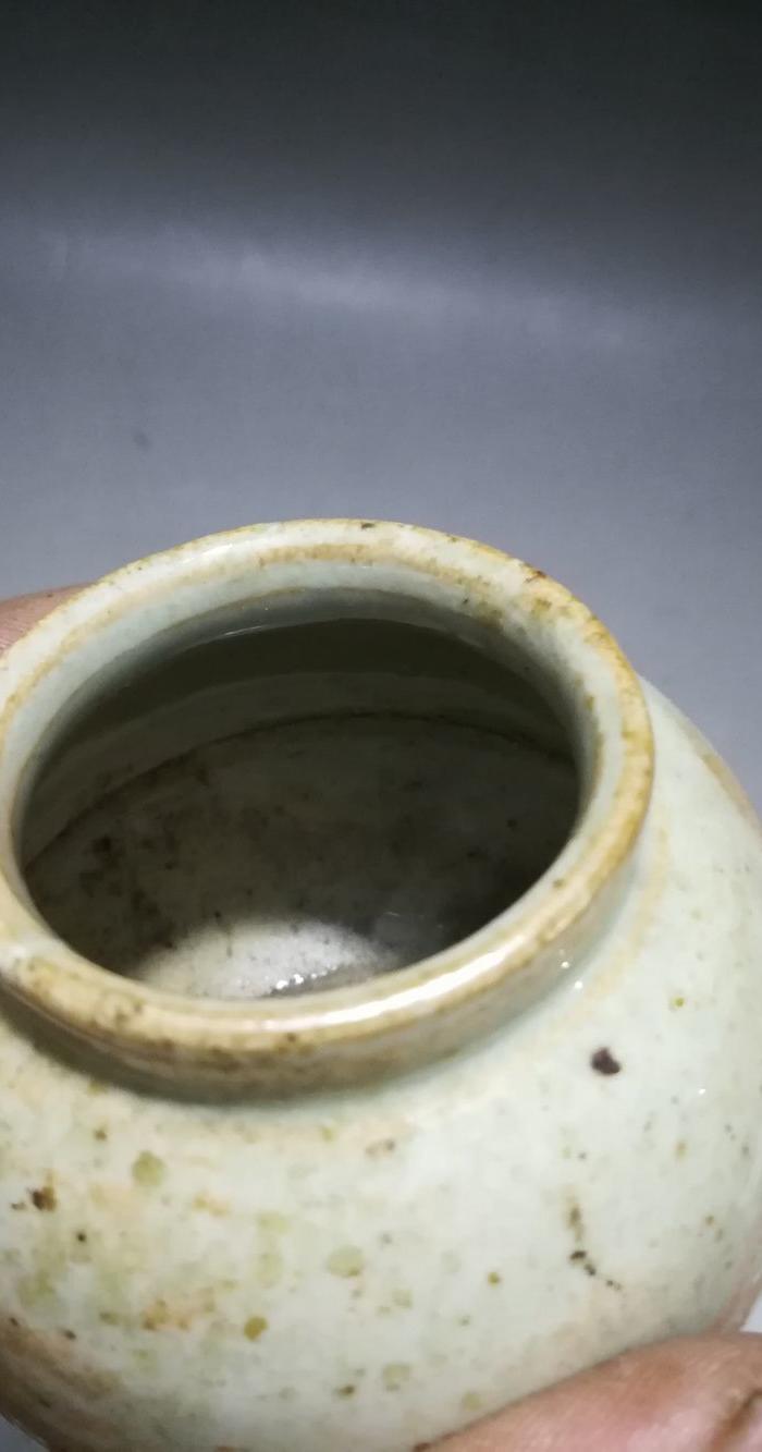 明代青白釉小罐