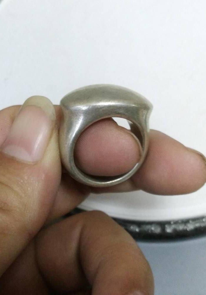 传世老银戒指一枚_地摊交易_华夏收藏网