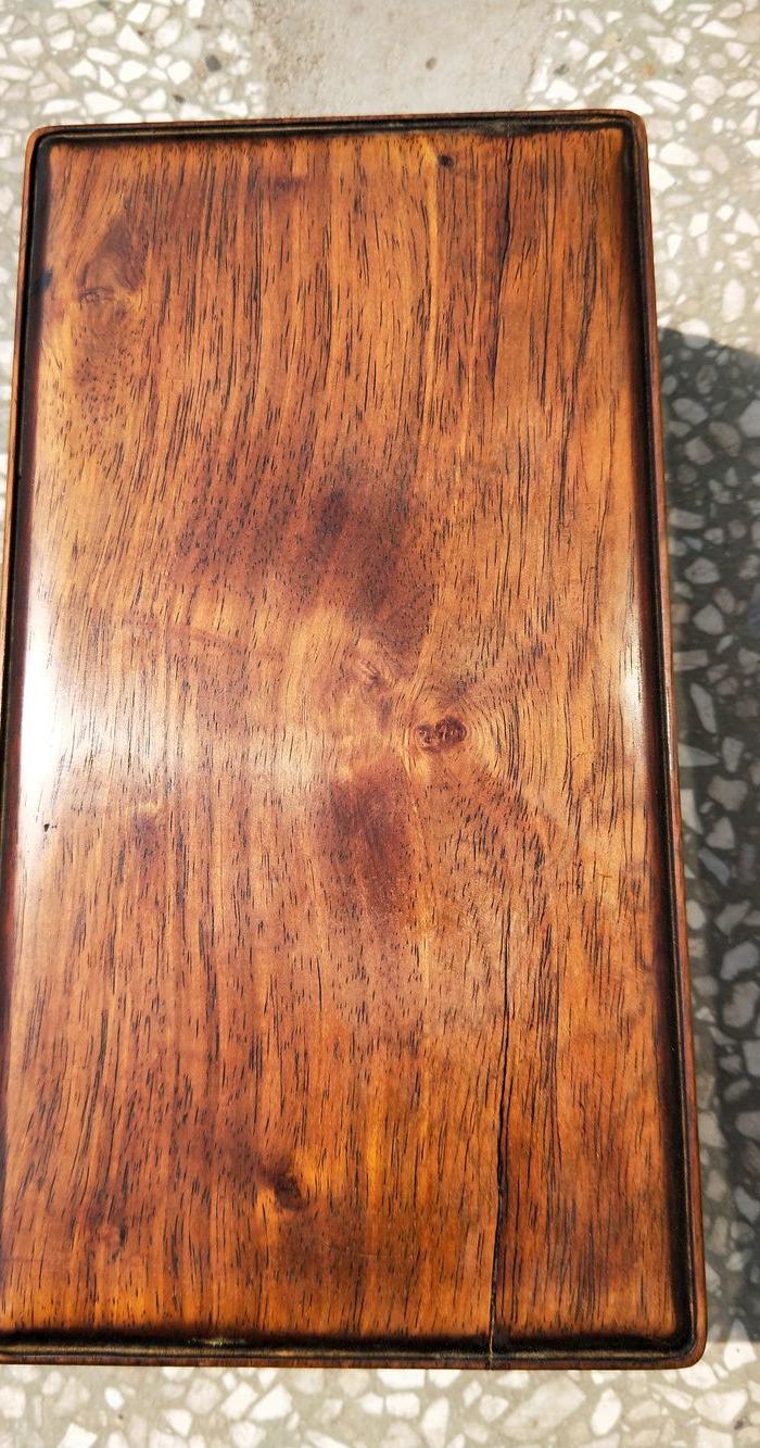 清代老海南黄花梨 宝盒 拜帖盒 尺寸24.5x13x8cm