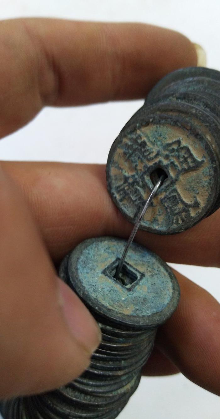 乡下收到一串铜钱图片_来自藏友亦诚阁_钱币_地摊交易_华夏收藏网