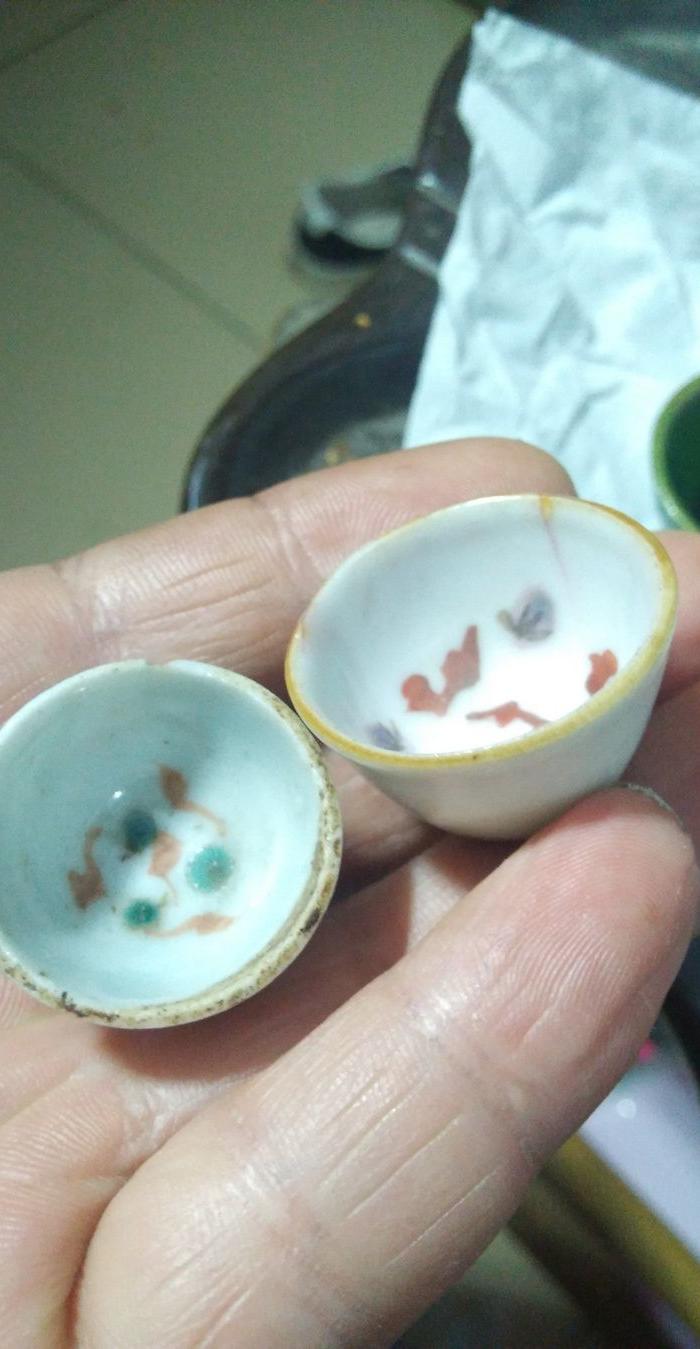 民国小酒杯四个