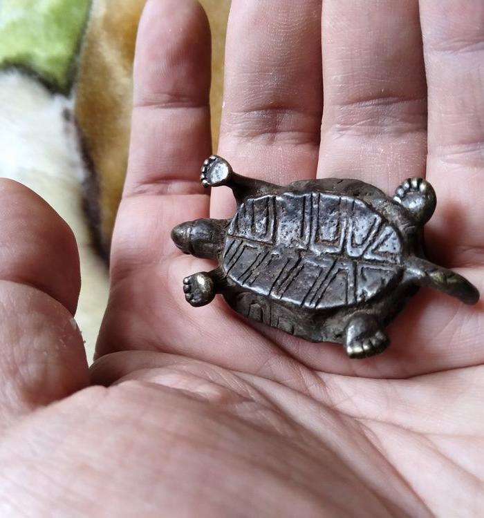 实心小铜龟