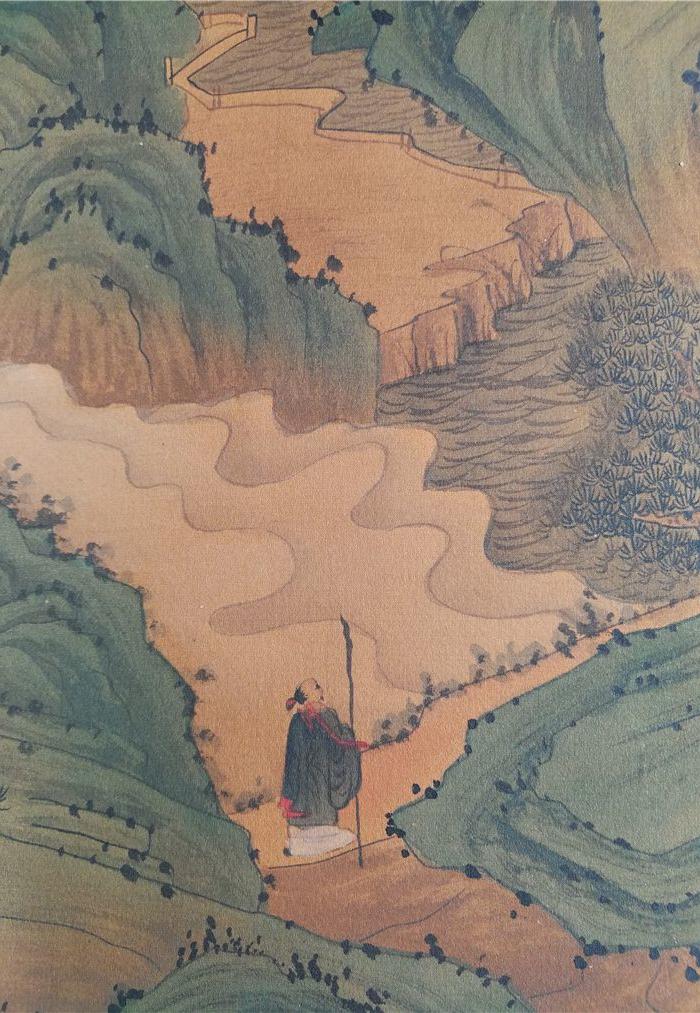 赵子昂山水图