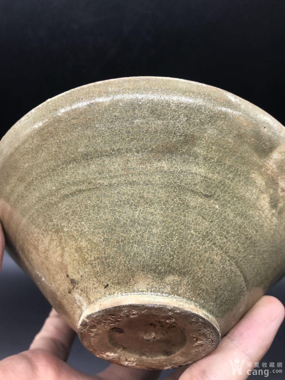 诚不欺你 越窑青釉玉璧底斗笠盏