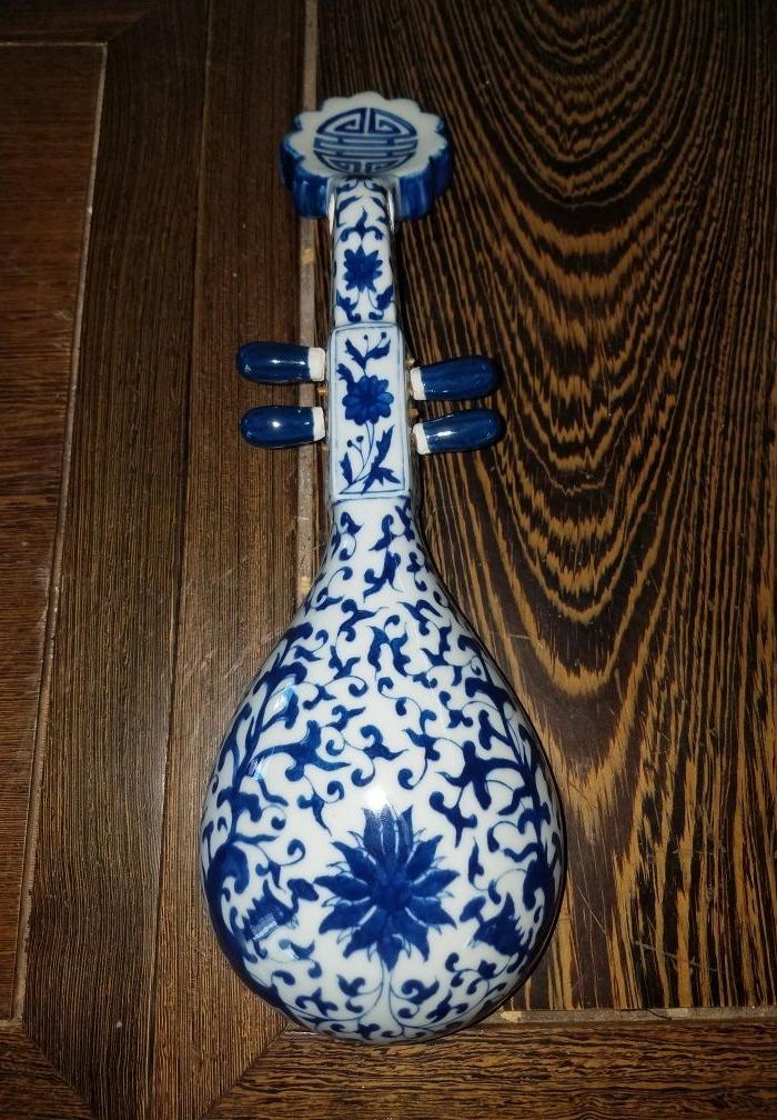 青花龙凤琵琶_青花龙凤琵琶价格_青花龙凤琵琶图片_来自藏友玩瓷2008