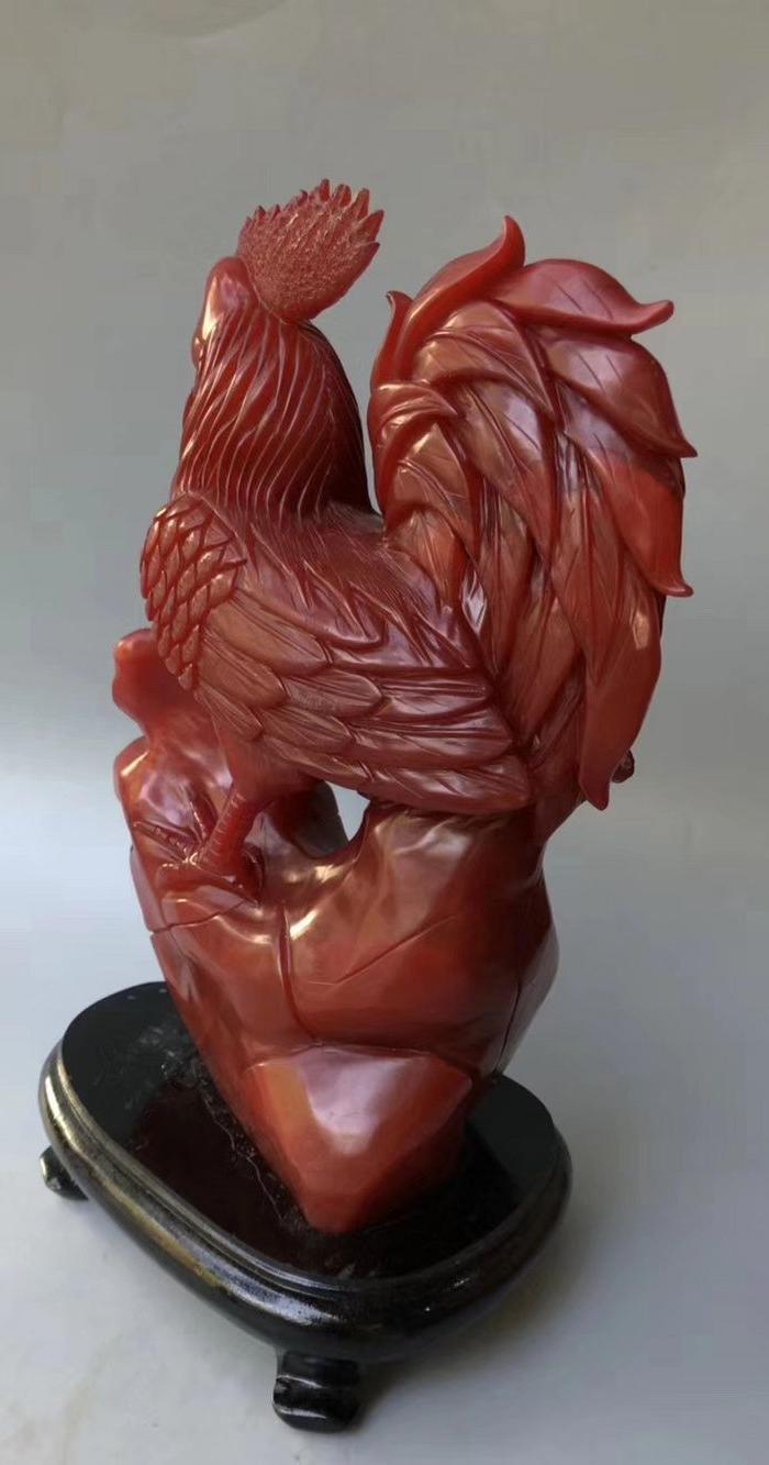 寿山石红田黄石天地正气