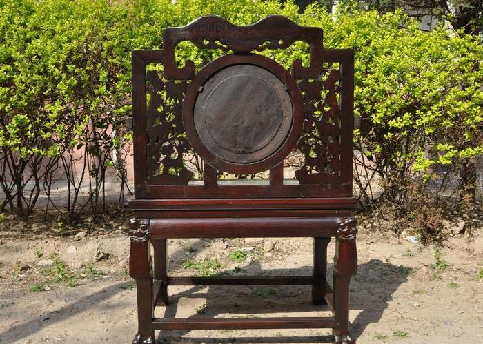 古董老家具 清代老红酸枝贝壳镶嵌太师椅子中堂摆设方桌条案精品