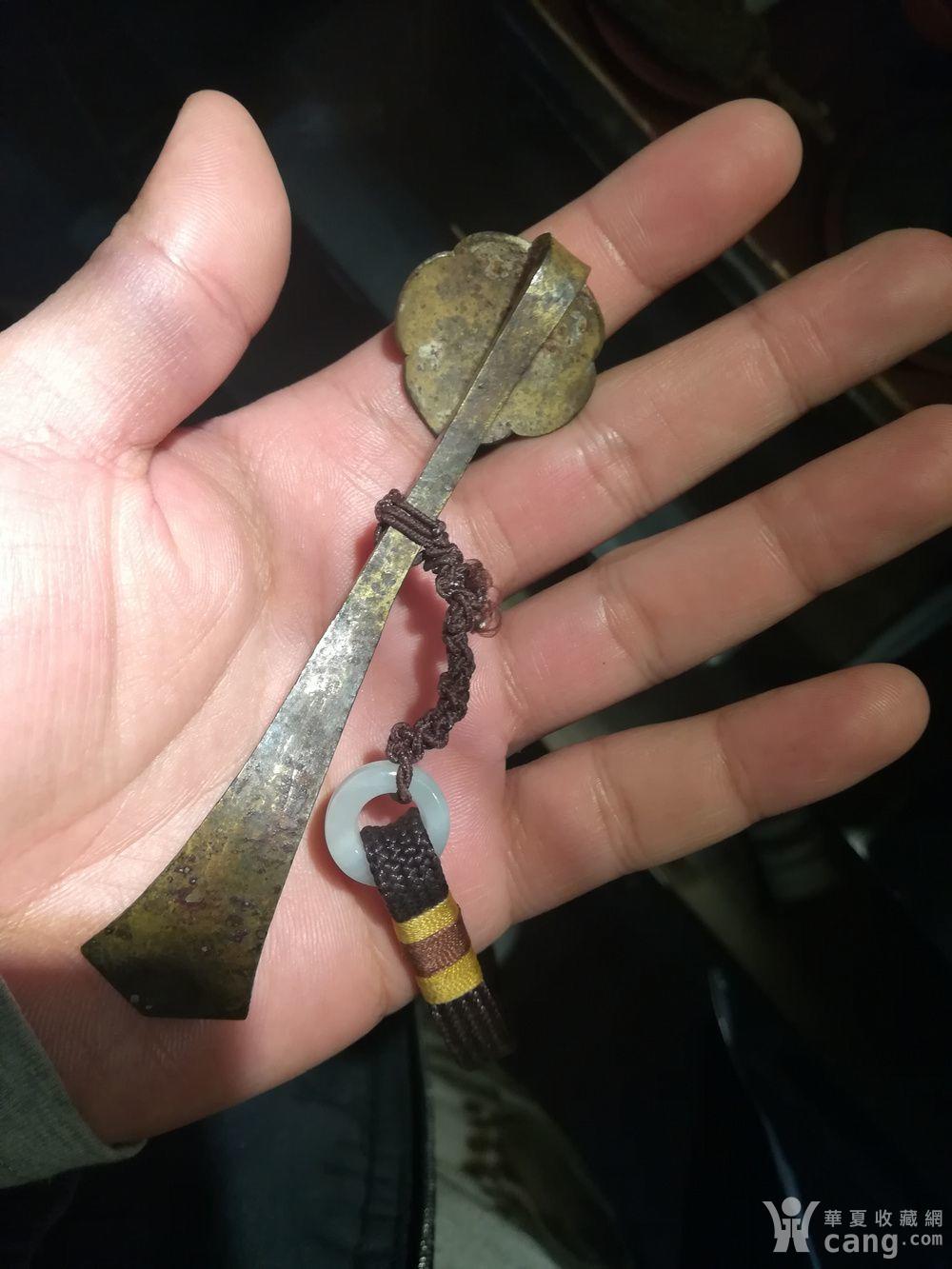 清代 铜如意袈裟钩