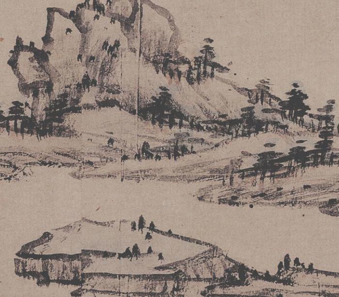 清程正揆山水手卷《江山卧游图》