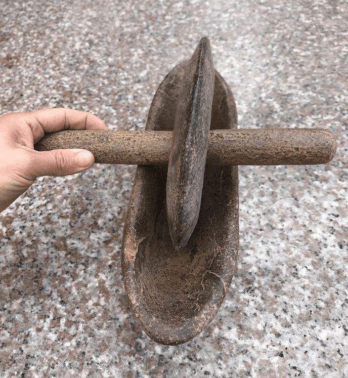 石药碾 中药碾子 石雕药碾 老石器