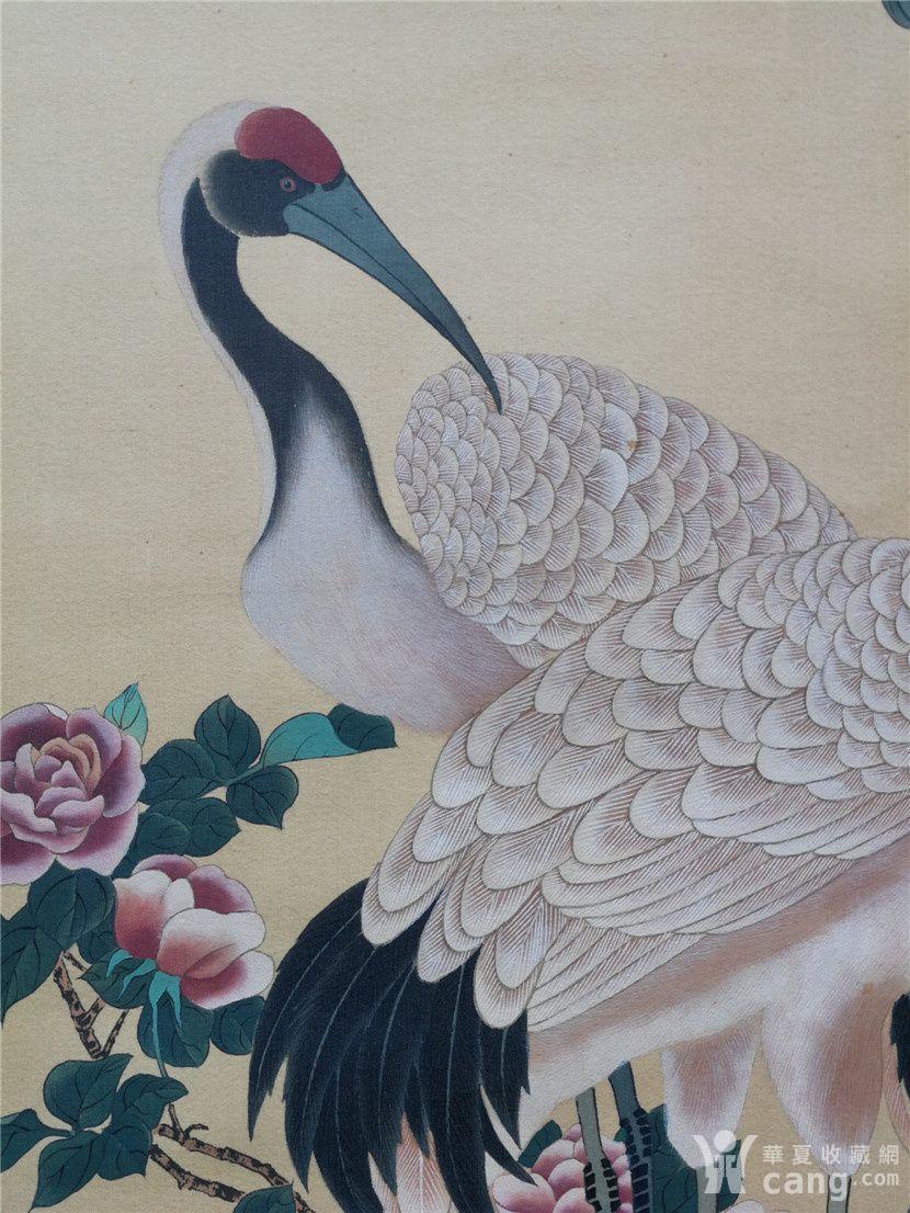 陈之佛鹤寿图作品