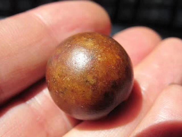 开门到代 辽金时期 满红沁 玉珠 包浆老道