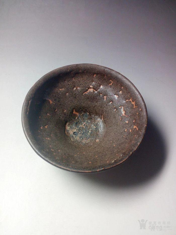 南宋 建窑褐釉龟背盏