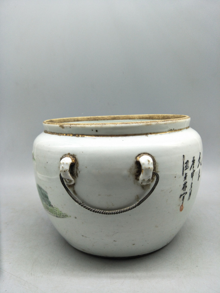 民国名家汪芳林老盖罐