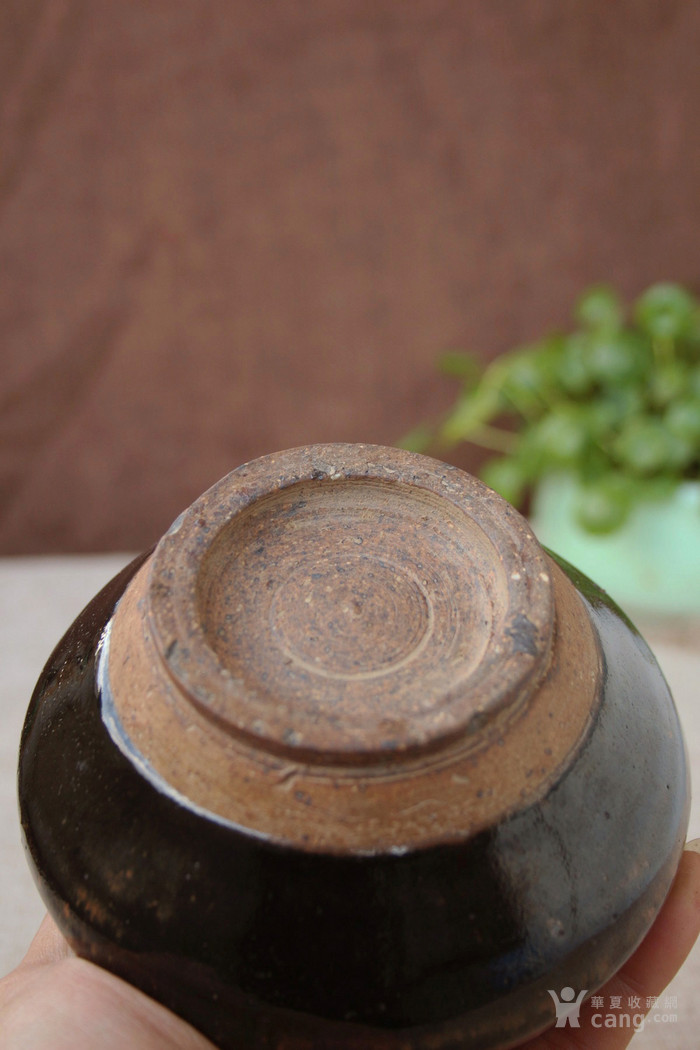 宋建窑系酱黑釉鸡心罐