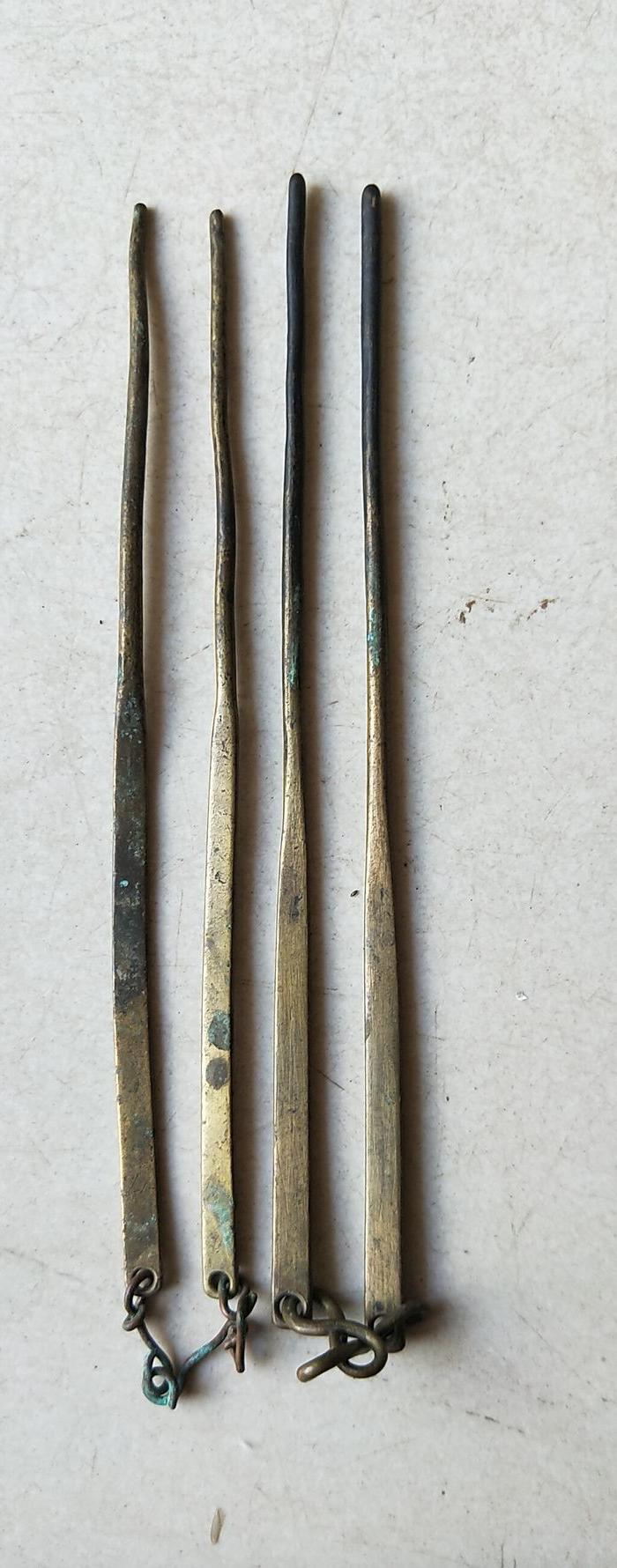 清代铜筷子两双《特价》