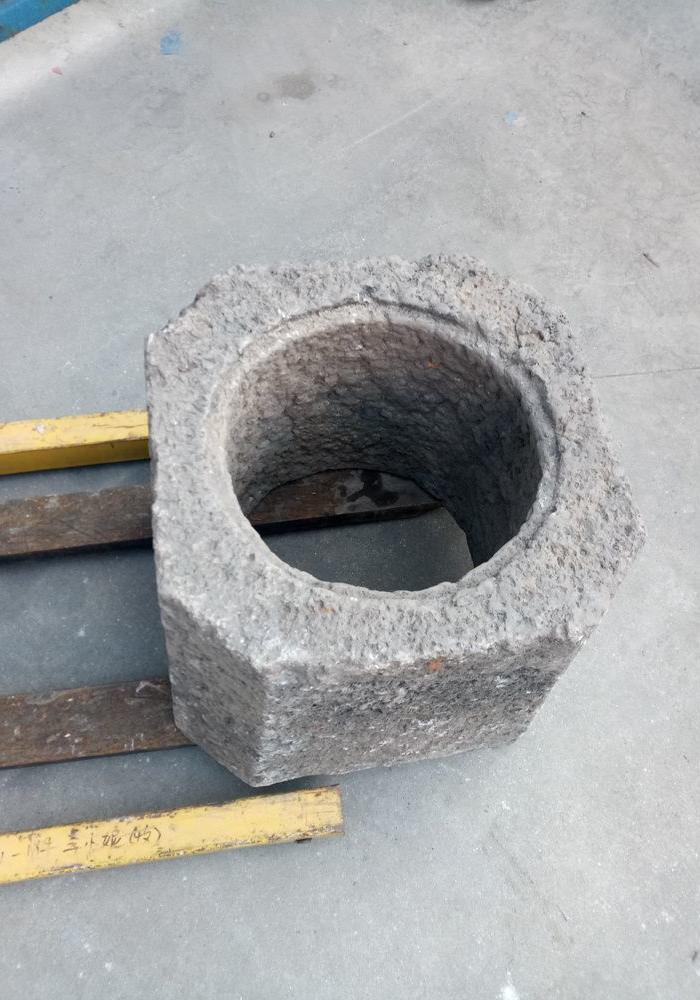 江啸堂 藏品 古玩 清代八*井口1个老石头井口庭院石 古董