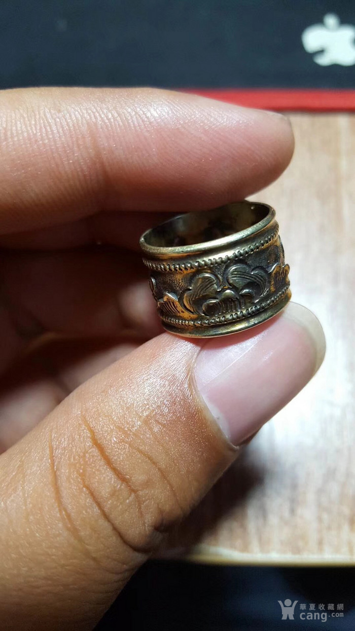 清代银包金圈戒