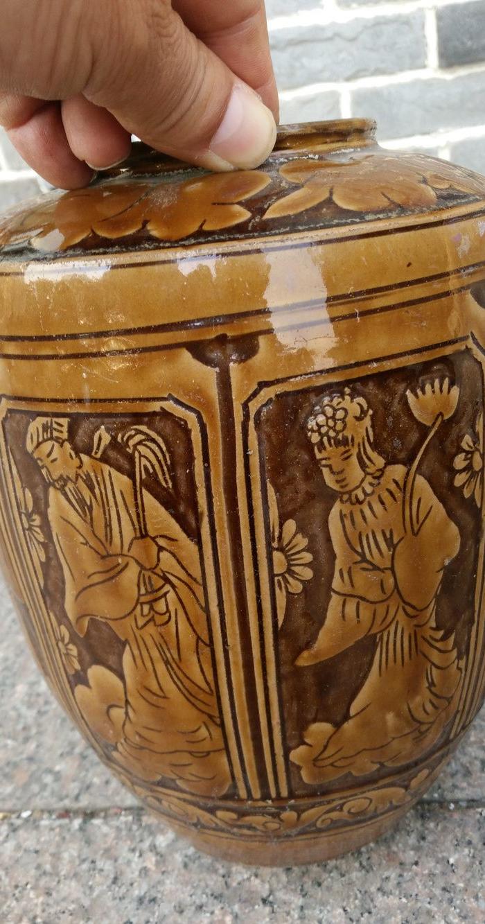 精品马口窑八仙罐