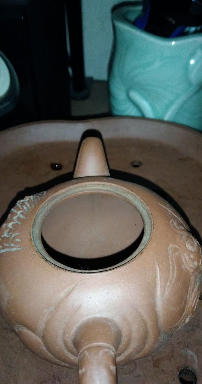 紫砂鱼化龙壶 吴顺仙 一把抓