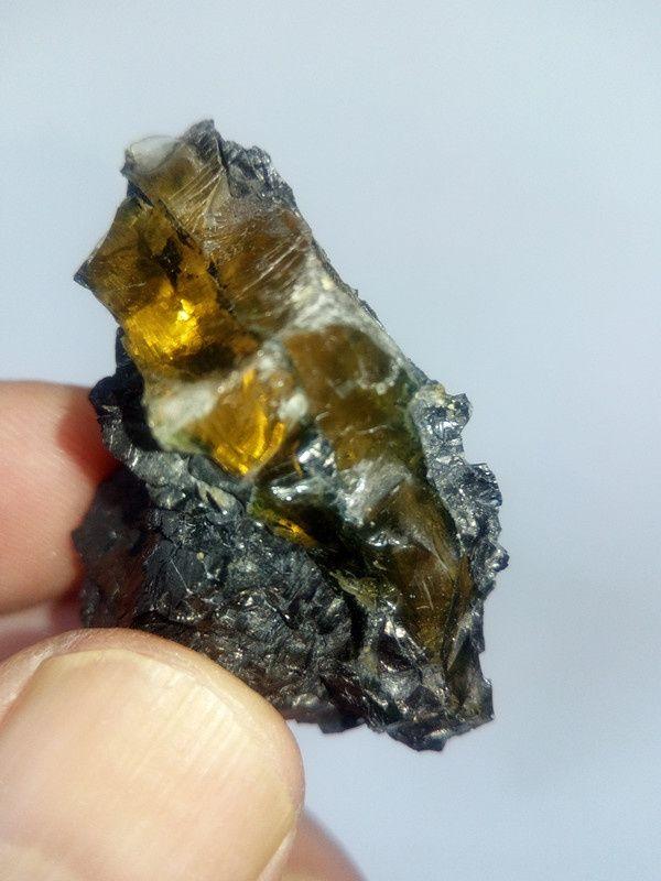 抚顺金琥珀原石4x2.2x2厘米13克