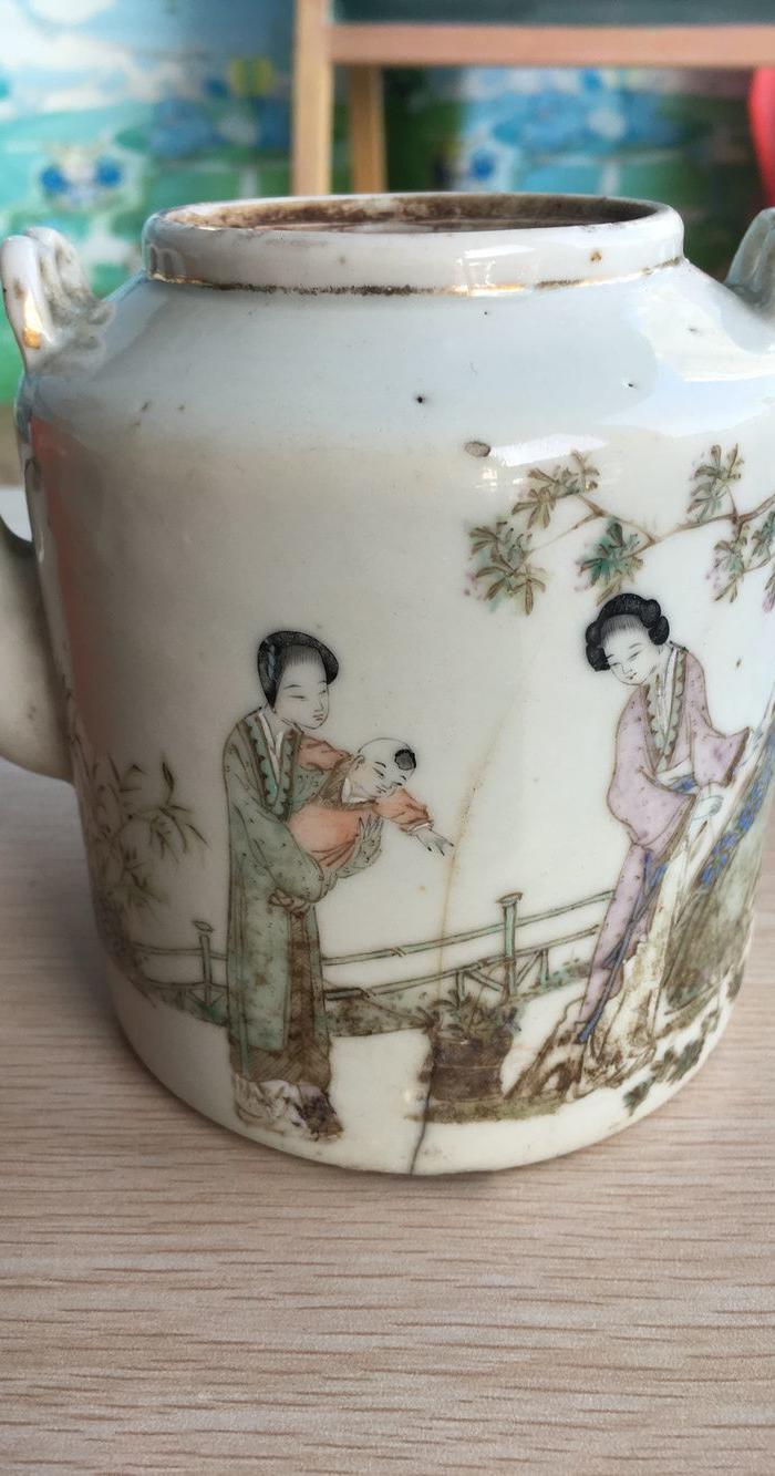 晚清民国大名家唐子桢茶壶