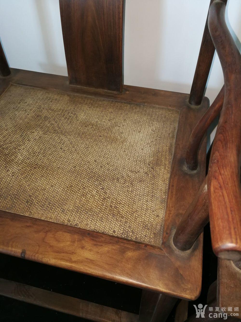 民国黄花梨席面官帽椅