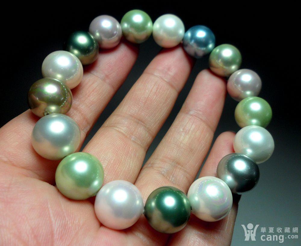 南洋深海珍珠母贝手串!