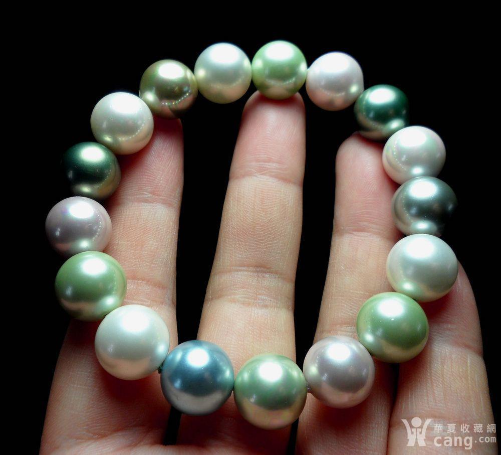 南洋深海珍珠母贝手串!