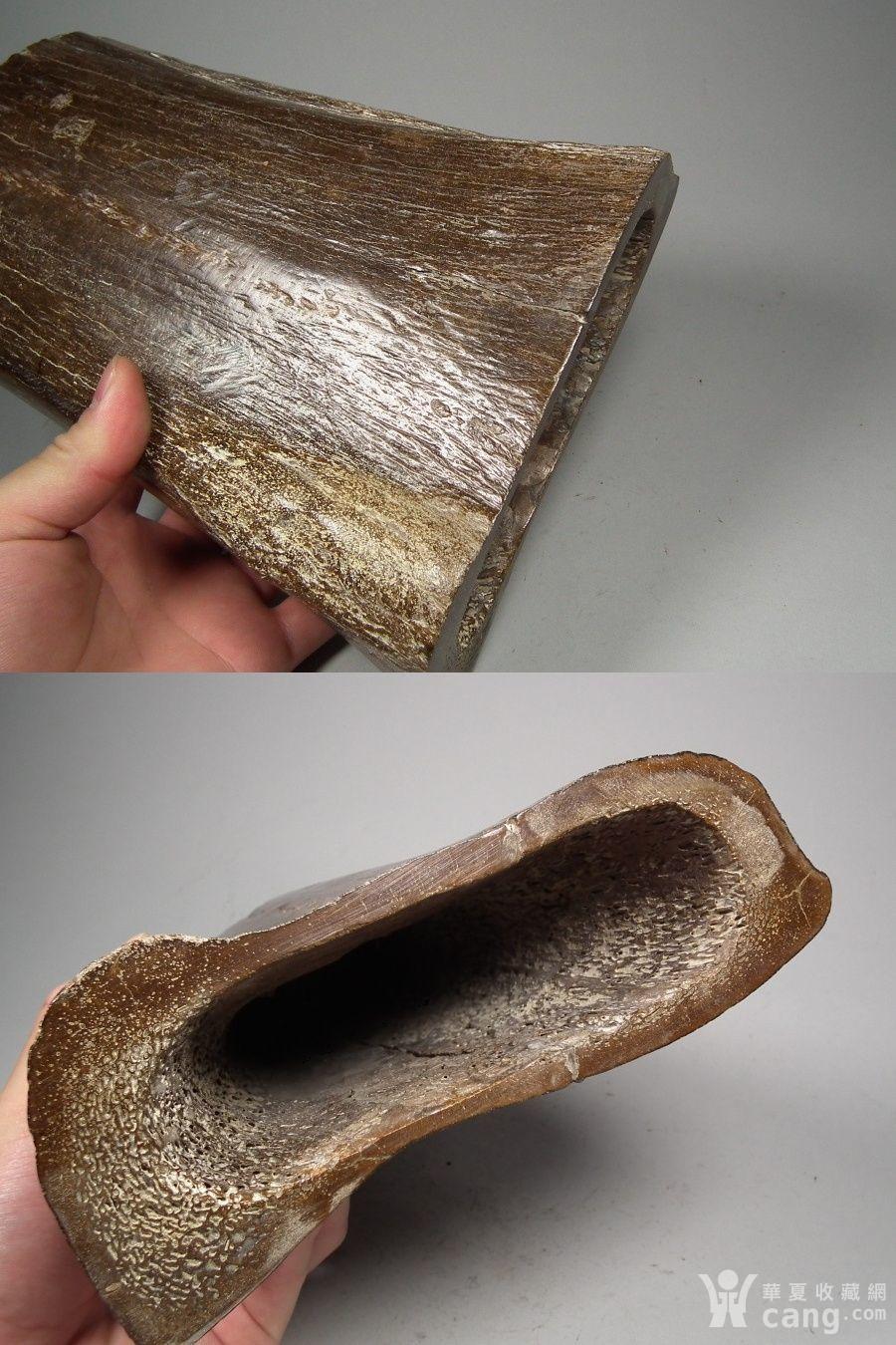 清代晚期至民国猛犸象骨制大笔筒