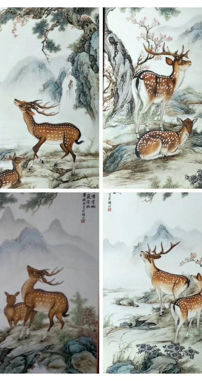 鹿图,鹿画图片,仙鹿图片_大山谷图库
