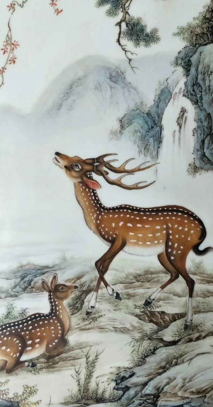 仙鹿壁纸,星空麋鹿壁纸,梦境仙鹿壁纸_大山谷图库