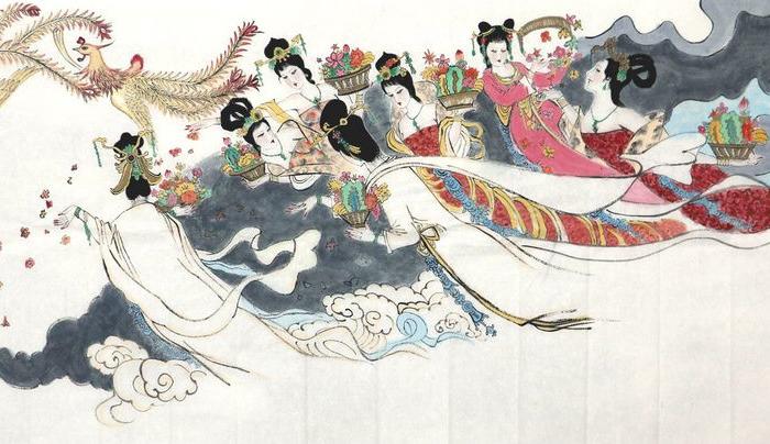 刘学多小八尺美女图